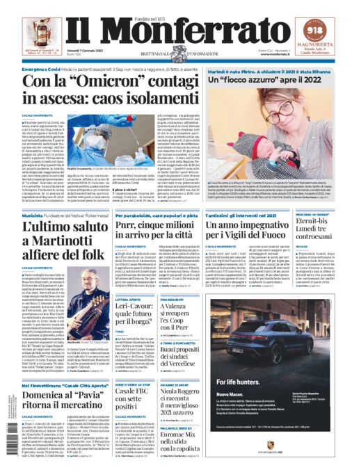 Il Monferrato - Edizione 1 del 06/01/2022